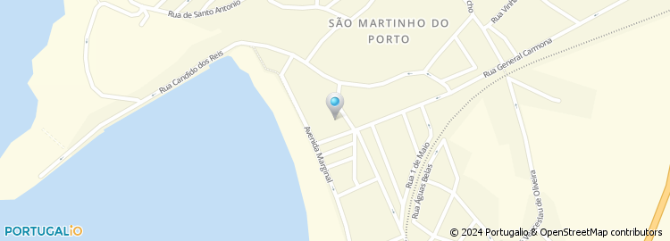 Mapa de Rua Almirante Machado dos Santos