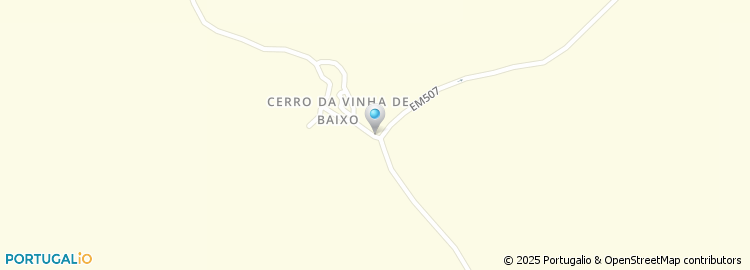 Mapa de Cerro da Vinha de Baixo