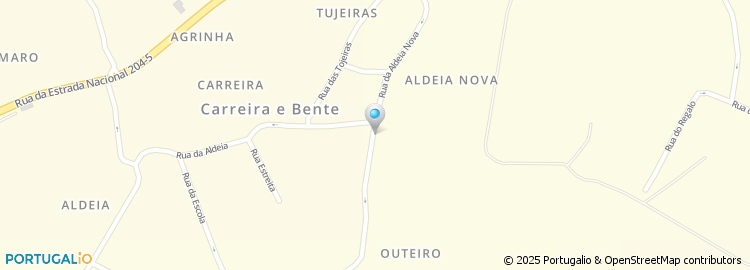 Mapa de Aldorave - Texteis, Lda