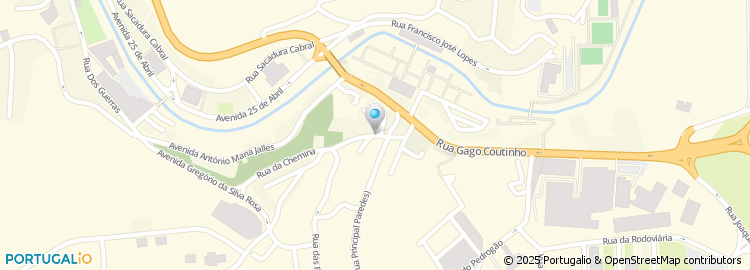 Mapa de Rua da Saudade