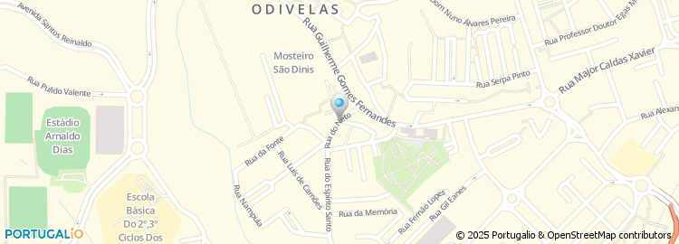 Mapa de Alexandres, Odivelas Parque