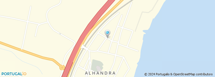 Mapa de Alhandrina - Engenharia Civil, Lda