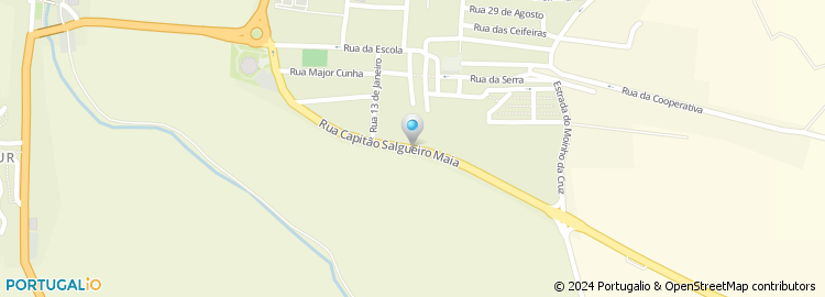 Mapa de Rua Capitão Salgueiro Maia