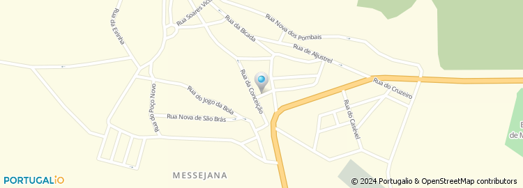 Mapa de Rua Monte Acima