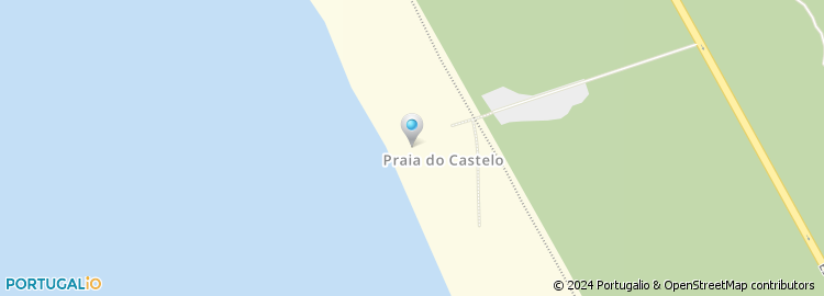 Mapa de Praia do Castelo