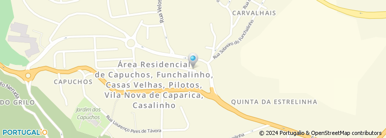 Mapa de Rua Alto dos Capuchos
