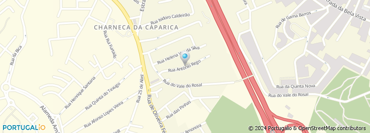 Mapa de Rua António Boto
