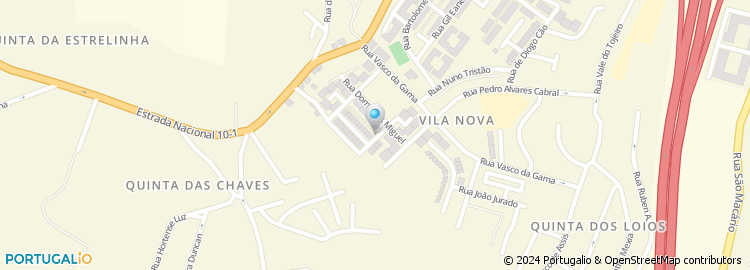 Mapa de Rua Cipriano dos Santos