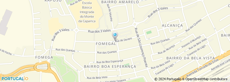 Mapa de Rua da Fenache