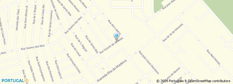 Mapa de Rua Duarte de Almeida