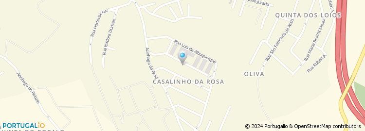Mapa de Rua Ernesto Veiga de Oliveira