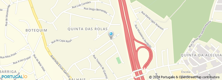 Mapa de Rua Justino de Montalvão