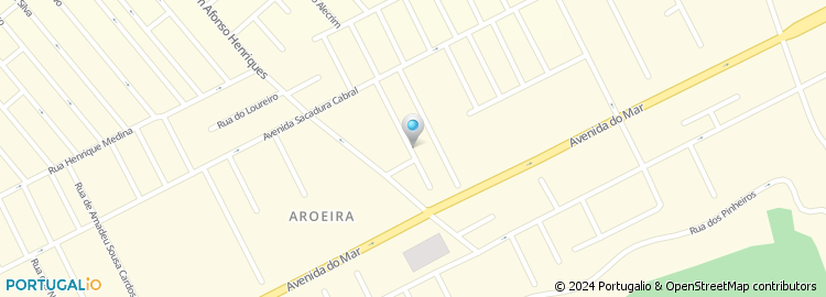 Mapa de Rua Miguel Ângelo