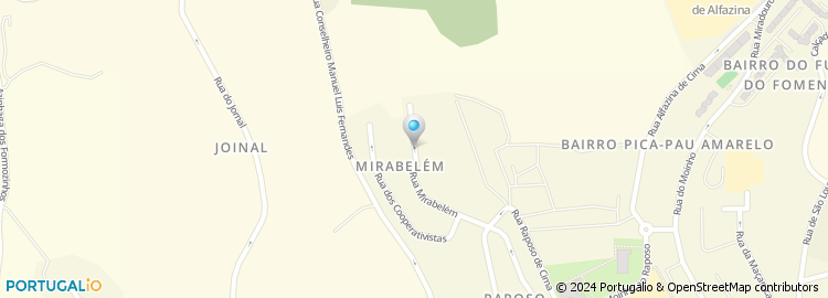 Mapa de Rua Mirabelém