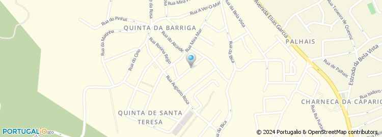 Mapa de Rua Quinta da Barriga