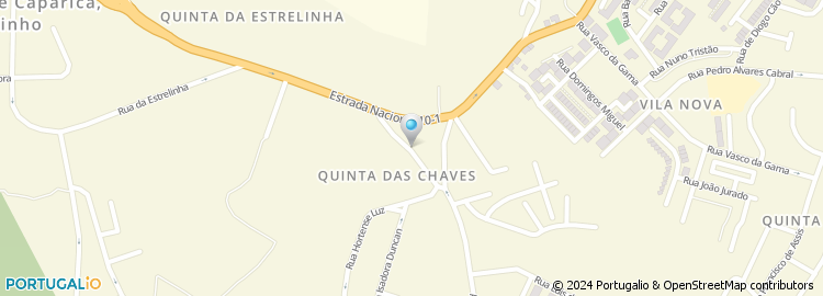 Mapa de Rua Quinta das Chaves