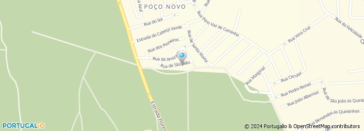 Mapa de Rua São João das Areias