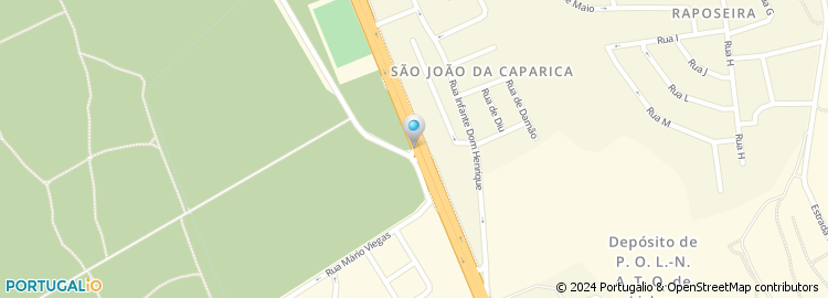 Mapa de Avenida Martins Correia