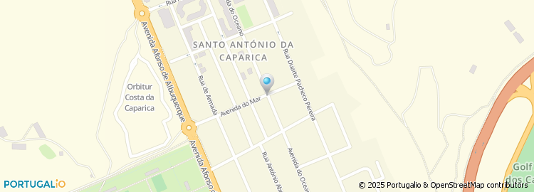 Mapa de Avenida do Oceano