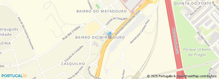 Mapa de Avenida Torrado da Silva