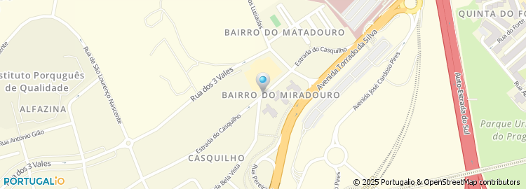 Mapa de Estrada do Casquilho