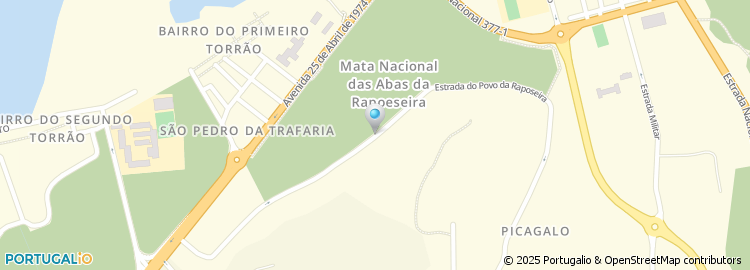 Mapa de Estrada Povo da Raposeira