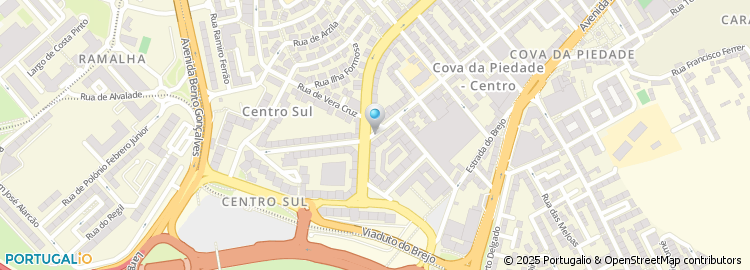 Mapa de Largo Antero de Quental