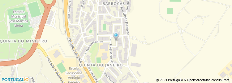 Mapa de Praça José Saramago