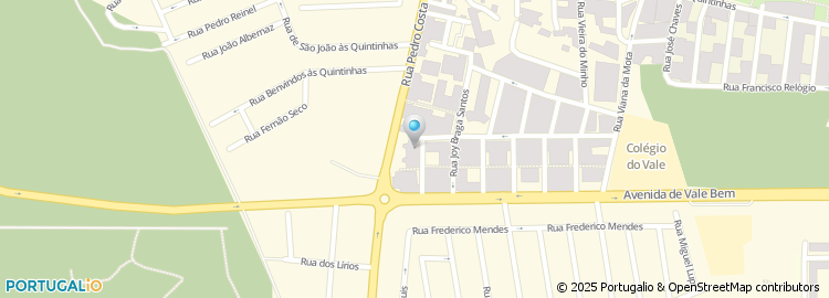 Mapa de Praceta António da Silva Leite
