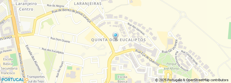 Mapa de Praceta Bento de Jesus Caraça