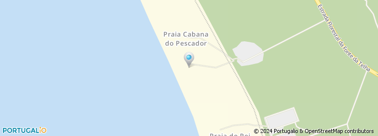 Mapa de Praia Cabana do Pescador