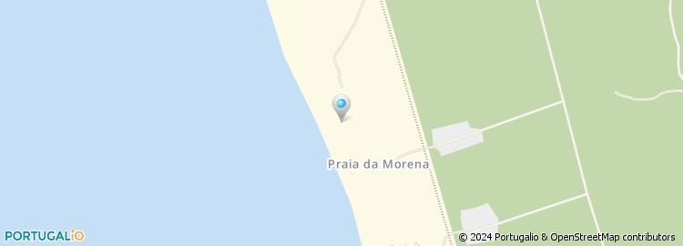 Mapa de Praia da Morena