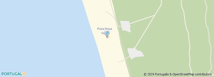 Mapa de Praia da Nova Vaga