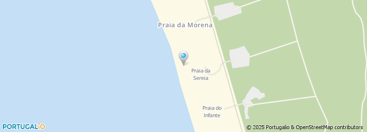 Mapa de Praia da Sereia