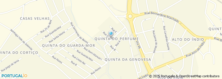 Mapa de Quinta do Perfume