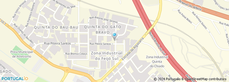 Mapa de Rua Adelino da Palma Carlos