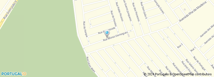 Mapa de Rua Afonso Domingues