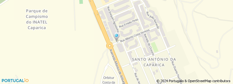 Mapa de Rua Alberto Costa Pereira