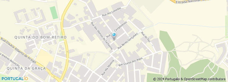 Mapa de Rua Alfredo Diniz