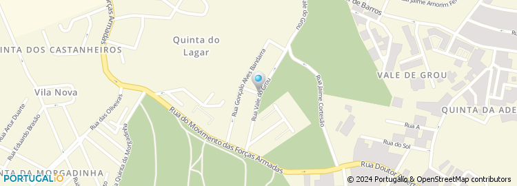 Mapa de Rua Alfredo Gomes