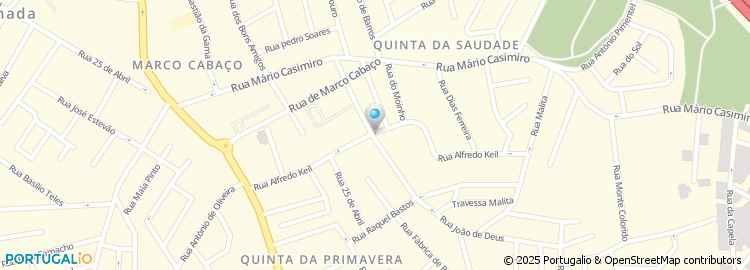 Mapa de Rua Alfredo Keil