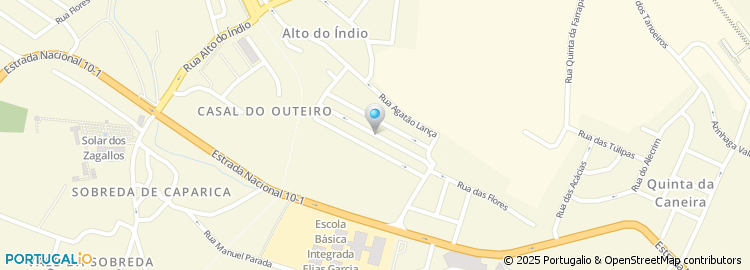 Mapa de Rua Almerinda Correia