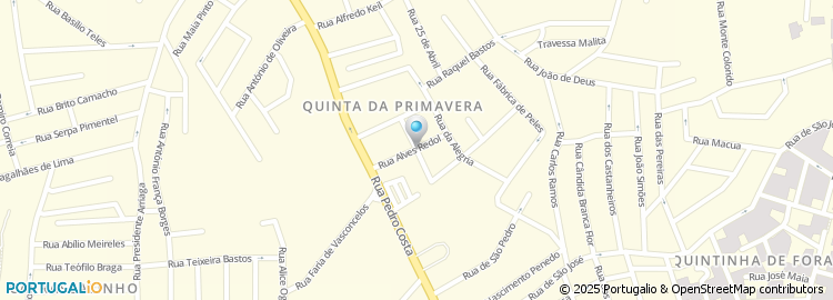 Mapa de Rua Alves Redol