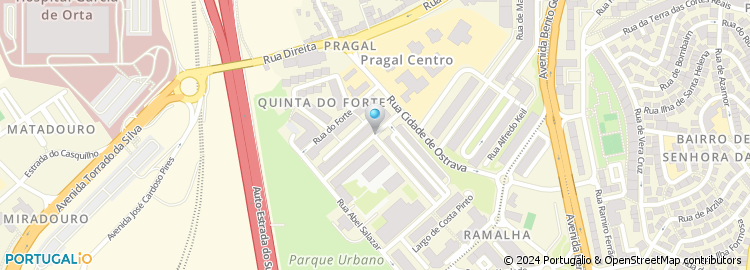 Mapa de Rua António de Sousa Pinto