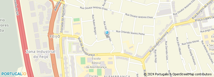 Mapa de Rua António Morais da Silva