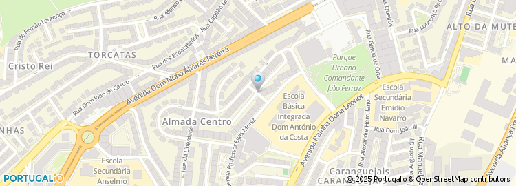 Mapa de Rua Bernardim Ribeiro