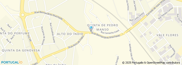 Mapa de Rua Bernardino Machado