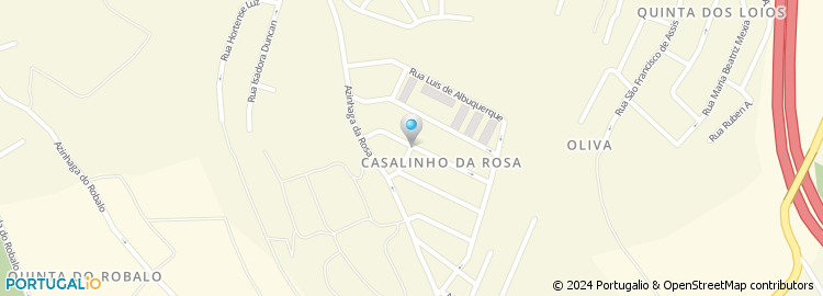 Mapa de Rua Casalinho da Rosa