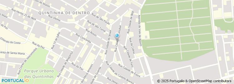 Mapa de Rua Cidade de Setúbal