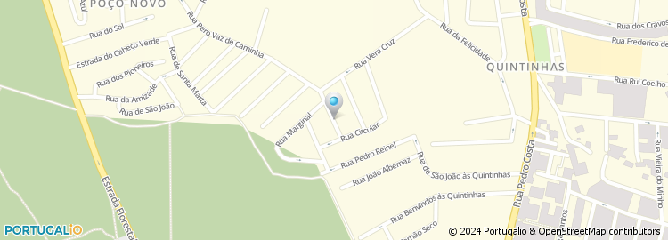 Mapa de Rua da Azinhaga